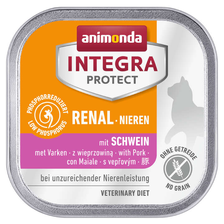 animonda Katzen-Nassfutter INTEGRA Renal Adult Schwein
